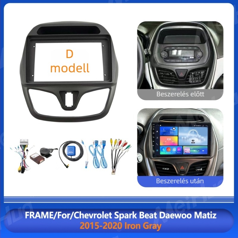 9 hüvelykes Android navigációs keret készlet Chevrolet Spark Beat és Daewoo Matiz számára (2010–2020)