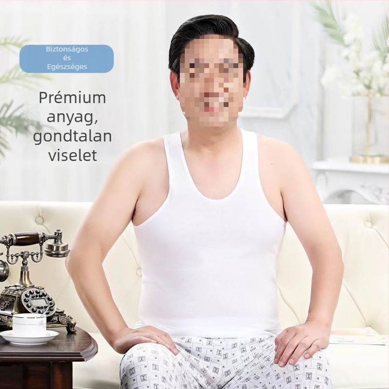 Férfi pamut rövid ujjú felső, szoros fazon, pamut (96%+), reklámlogó mintával, flitterekkel, nyár 2023