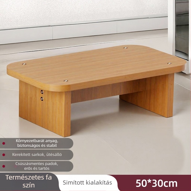 Irodai lábtámasz az asztal alatt – Egyszerű modern stílus, mesterséges lemez alapanyag, Model Footrest, Gyerekeknek és felnőtteknek megfelelő