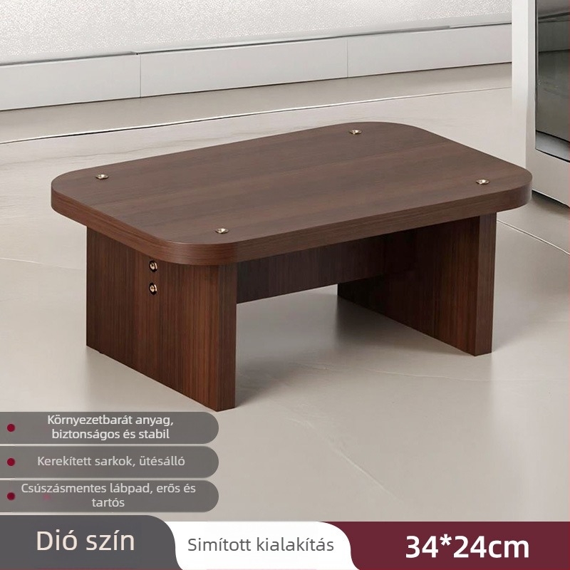 Irodai lábtámasz az asztal alatt – Egyszerű modern stílus, mesterséges lemez alapanyag, Model Footrest, Gyerekeknek és felnőtteknek megfelelő