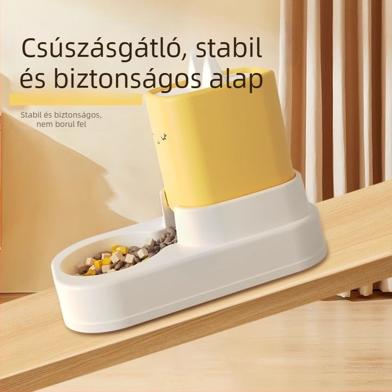 Macska automata ivó- és etetőautomatája, vezeték nélküli kialakítás, teljes készlet, Guazhou Animal Husbandry