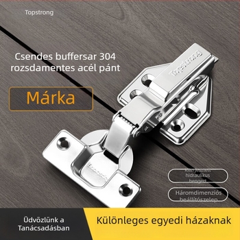 Top Solid TOPSTRONG zsanér szekrényajtókhoz – rozsdamentes acél csillapító, modellek 707/717, különféle ajtókhoz, modern egyszerű stílus