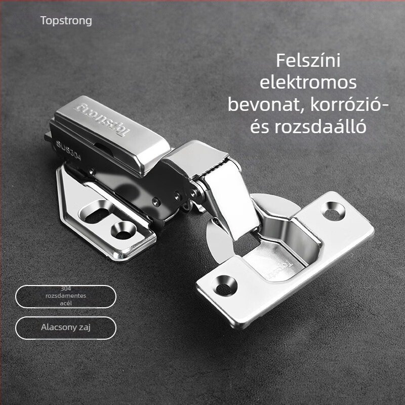 Top Solid TOPSTRONG zsanér szekrényajtókhoz – rozsdamentes acél csillapító, modellek 707/717, különféle ajtókhoz, modern egyszerű stílus