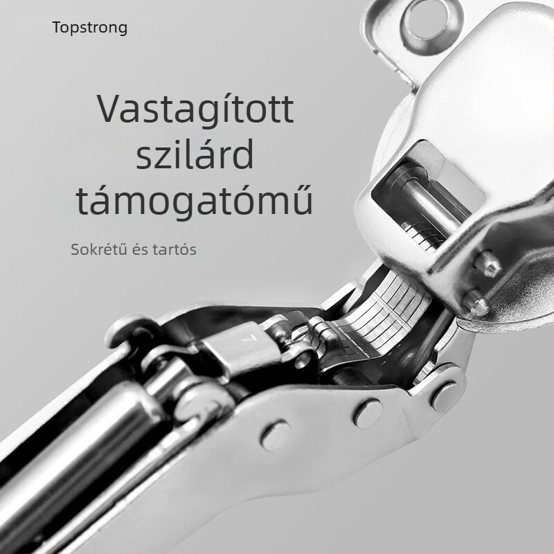 Top Solid TOPSTRONG zsanér szekrényajtókhoz – rozsdamentes acél csillapító, modellek 707/717, különféle ajtókhoz, modern egyszerű stílus