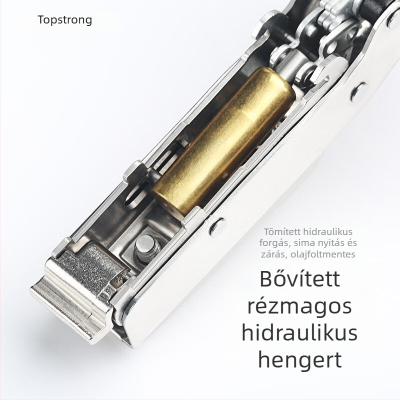 Top Solid TOPSTRONG zsanér szekrényajtókhoz – rozsdamentes acél csillapító, modellek 707/717, különféle ajtókhoz, modern egyszerű stílus