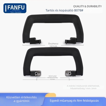 Bőrönd fogantyú tartozék — műanyag, kopásálló, könnyű