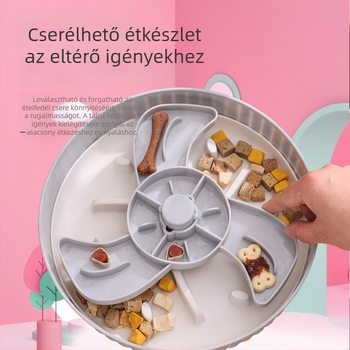 Lassú etetésű etetőtál háziállatoknak, műanyagból; márka Harry YaYa/Harry; eredet Zhejiang