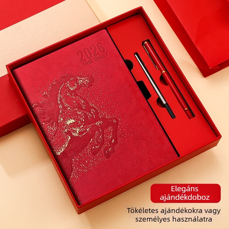 Notesz Really Enjoy PU borítóval, varrott kötés, Dowling papír 80gsm, több mint 400 oldal