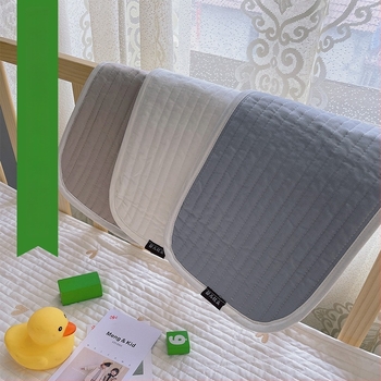 Koreai stílusú quiltelt újszülött fejtámasz, 100% pamut, Kapok töltet, téglalap alakú, magasság 1-5 cm