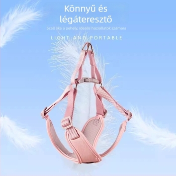 Kutyamell-hám — poliészter, lélegző, puha, szakadásálló, ergonómiai illeszkedés