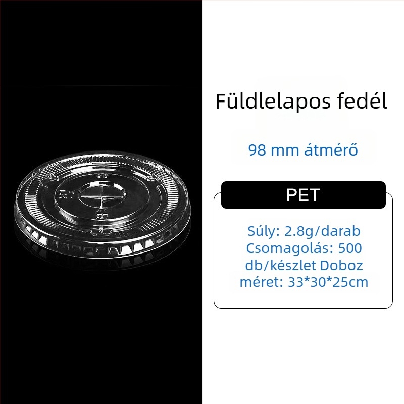 Elviteles PET pohár – kávé és hideg italok, 301-400 ml, testreszabható logó nyomtatás