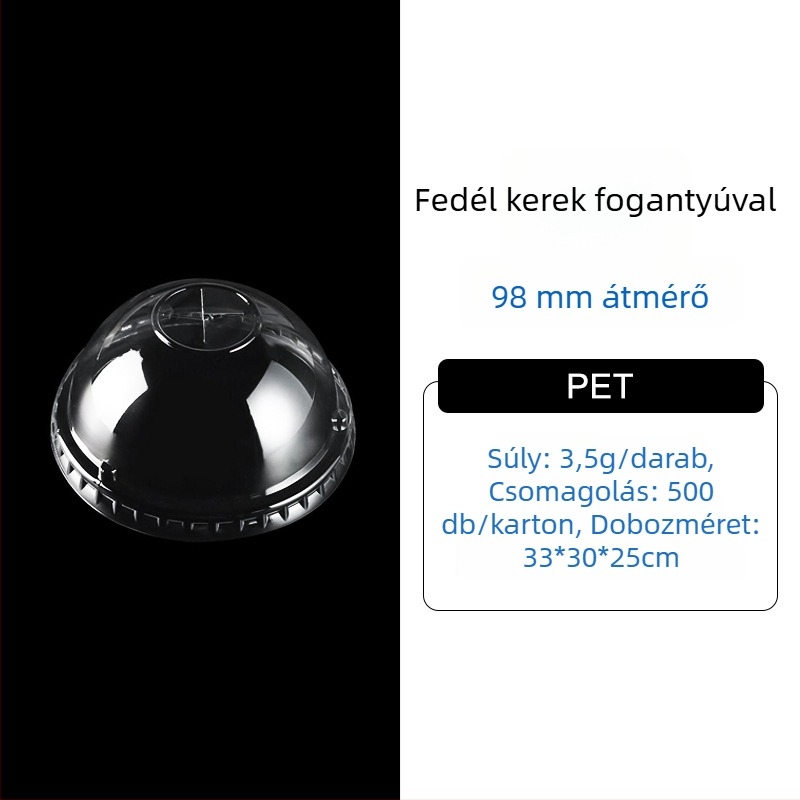 Elviteles PET pohár – kávé és hideg italok, 301-400 ml, testreszabható logó nyomtatás