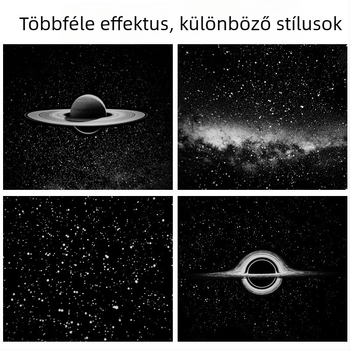 Autó USB Csillagos Ég Projekciós Lámpa – 5V, 2W, 1A, Modell JN-148, SUV/MPV-kompatibil