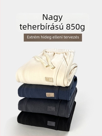 Nano Velvet szélálló nadrág – fleece béléssel, egyenes szabás, középmagas derék, magas rugalmasság, téli viselet