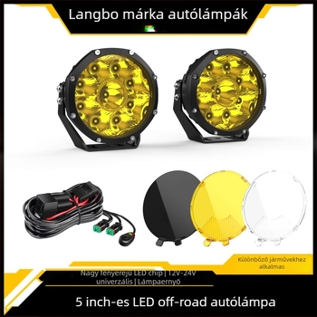 Körkörös LED munka fény LB-5185, 30W, 10400LM, 9-30V, IP67