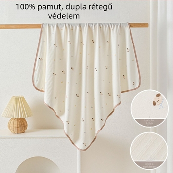 Beanyue Bébi kötött pamut kendő, könnyű, minden évszakra, újszülötteknek (0–1 év), mintákkal állatok/rajzfilmek/virágok