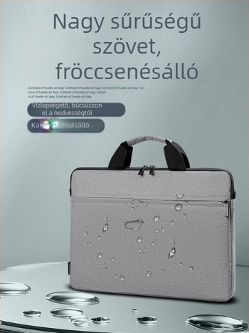Sunghee laptop táska, 14–15,6 hüvelyk, poliészter, vízálló, lélegző, egyszínű
