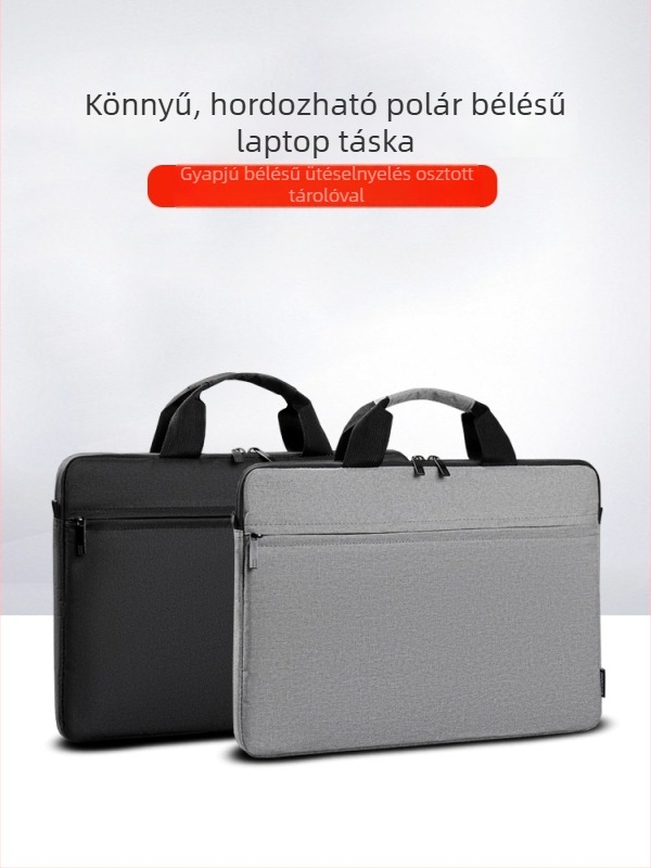 Sunghee laptop táska, 14–15,6 hüvelyk, poliészter, vízálló, lélegző, egyszínű