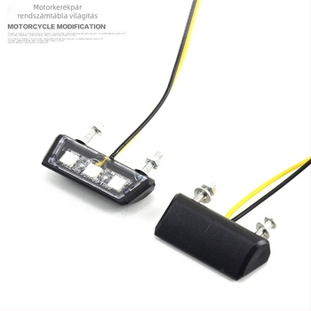Motorkerékpár hátsó lámpa – LED, TD-35, 12V, kompatibilis 12V modellhez