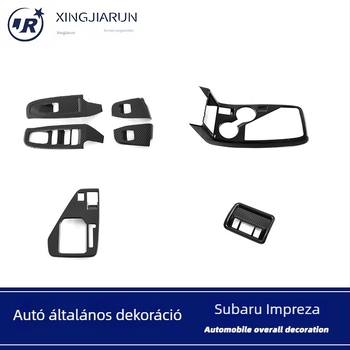 Subaru Xubao jobbkezes belső matrica — ABS műanyag, ragasztóval történő felszerelés, illeszkedik a tetőhöz, ablakokhoz, műszerfalhoz, középső konzulhoz, kormánykerékhez és belső ajtópanelekhez (24 modellhez)