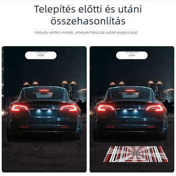 ZhiXin Tesla Model 3/Y Vetítő lámpa, 12V, LED 5050, 3W, 6500K, élettartam 80 000 óra