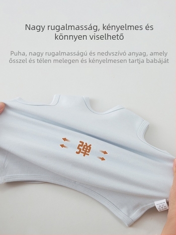 Újszülött számára készült pamut mellény tavasz–őszre, uniszex, 100% pamut, A osztály