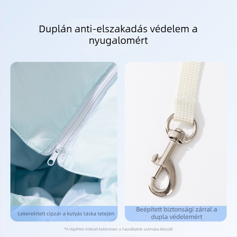 Sour Bear háziállat táska macskáknak és kiskutyáknak, puha 3D pamut töltéssel, rajzfilmszerű minta, 7,5 kg kapacitás