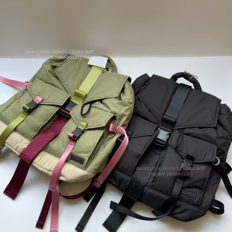 Vízálló hátizsák nylonból, városi minimalist stílus, kapacitás 20 liter alatt, légpárnás vállpántok
