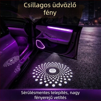 SU7 Yu7 autóajtó üdvözlő fénye projektorral, automatikus érzékeléssel