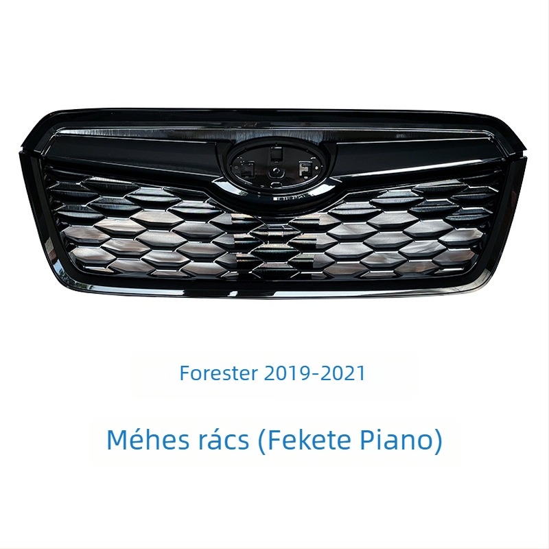 Radiátor honeycomb grilles védőfedél Subaru Forester 2019–2021 (ABS műanyag; szerelés: radiátor; kompatibil: Forester 2019–2021)