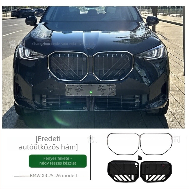 BMW X3 M-stílusú első grille készlet, ABS műanyag, radiátorra szerelés, Seven Emperors