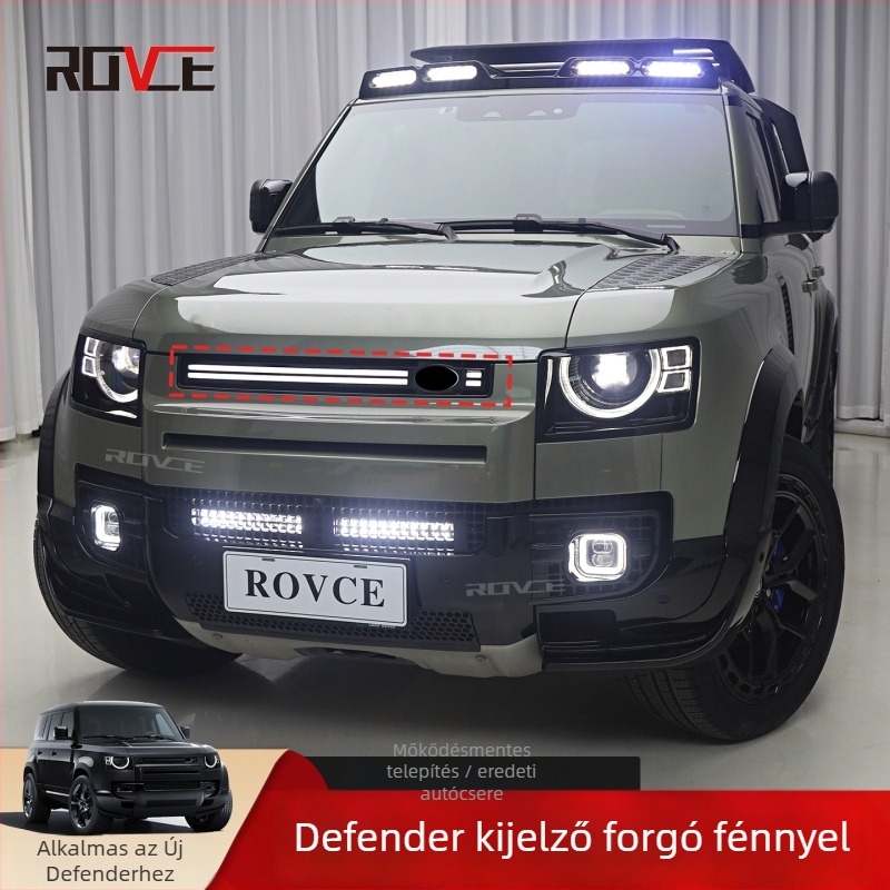ABS műanyag első lökhárító grilla világítás Land Rover Defender 2020-2024