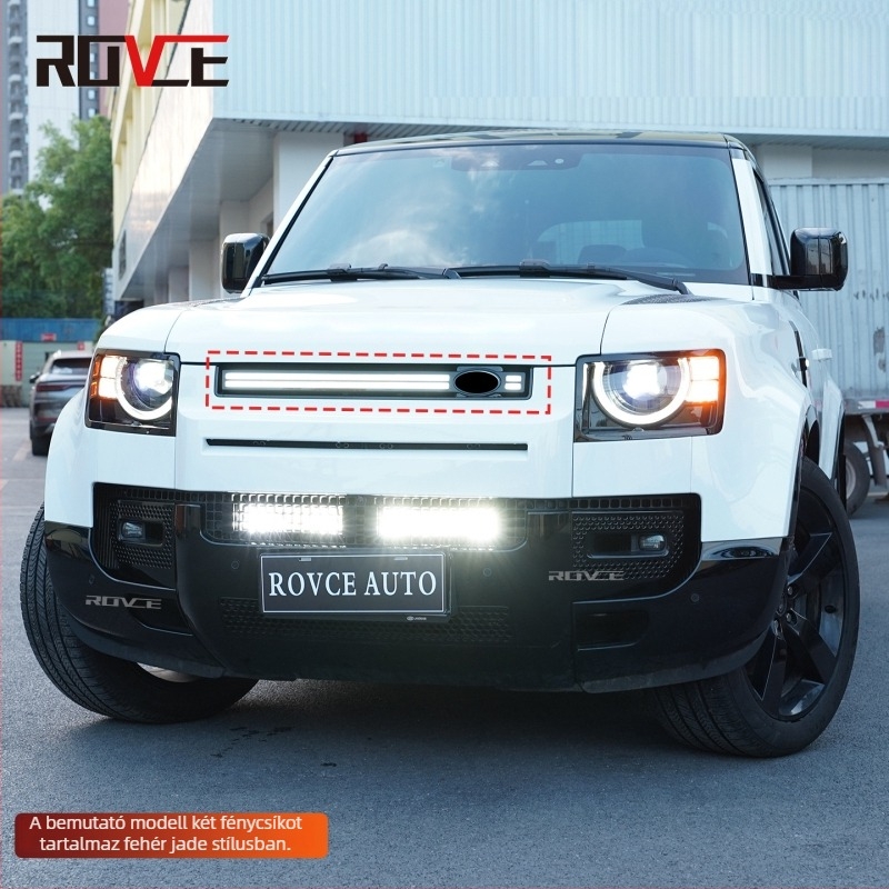 ABS műanyag első lökhárító grilla világítás Land Rover Defender 2020-2024