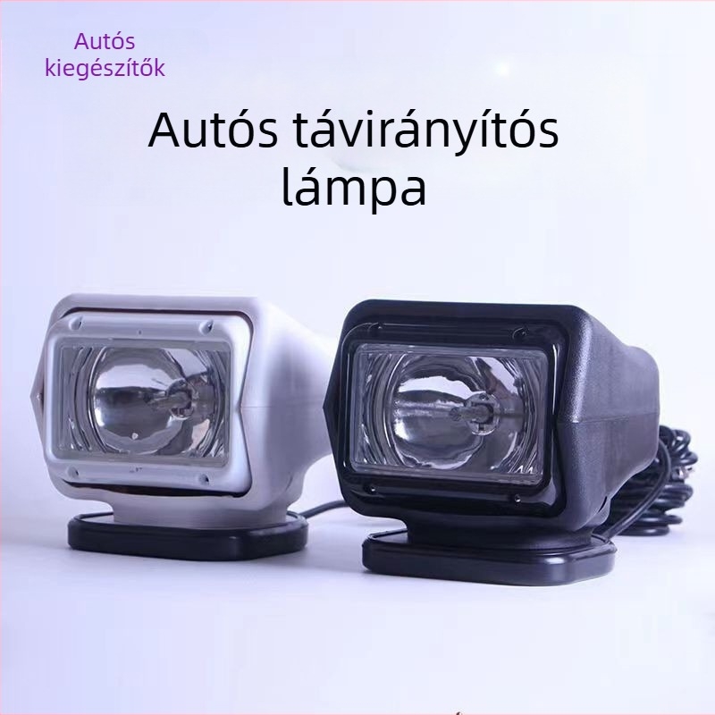 FiK 12V/24V Xenon spotlámpa járművekhez, 100W tetővilágítás, távirányítóval, vákuumos rögzítés off-road