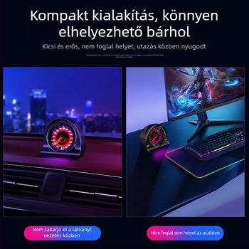 Autó műszerfal környezeti fény ritmikus sebességmérővel, metronommal és dekoratív éjszakai fénnyel | Modell: Pickup light; Teljesítmény: 3W; Feszültség: 5V; Áram: 0.2A; Szerelés: ragasztó alapú a műszerfalra