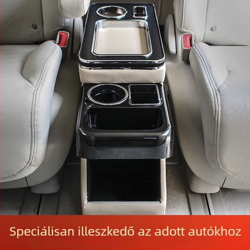 Általános járművekhez készített kartámasz tároló doboz — bőr, Inzeno, általános modell, telepítési támogatás