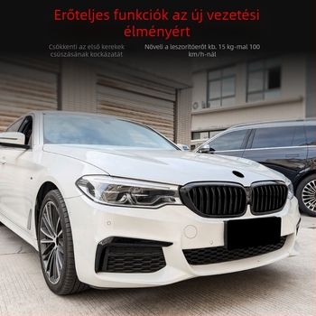 BMW 5-ös sorozat G30/G31 (2017–2020): ABS hűtőmaszk vízszintes és párhuzamos rudakkal, lökhárítóba szerelhető, tömeg 1,2 kg