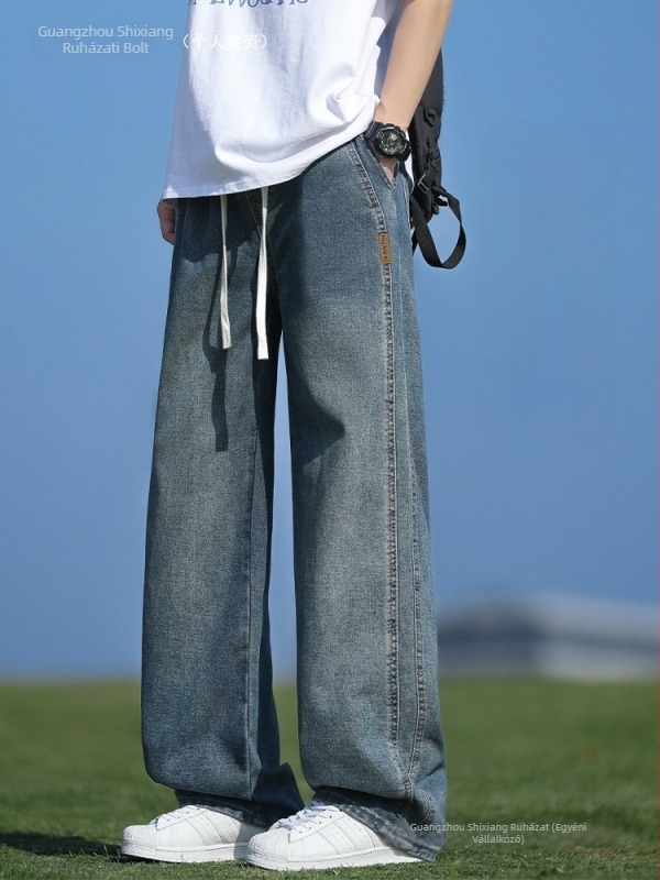 Őszi–téli fiúknak denim farmer, fleece béléssel, egyenes szabás, 13–15 évesek.