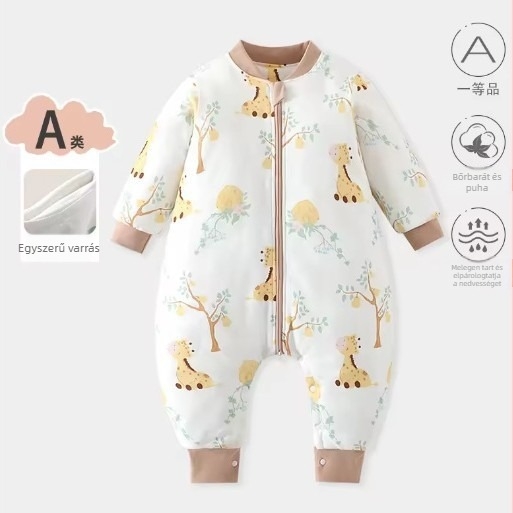Gyerekek quiltelt alvózsák külön lábbal, rajzfilmszerű stílus, 100% pamut quilt, töltet: más, töltőanyag max 0,5 kg, testreszabható