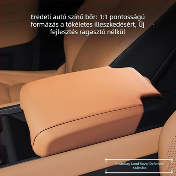 Bőr középső kartámasz fedél Land Rover Defender 110 és Defender 90 – belső kiegészítők