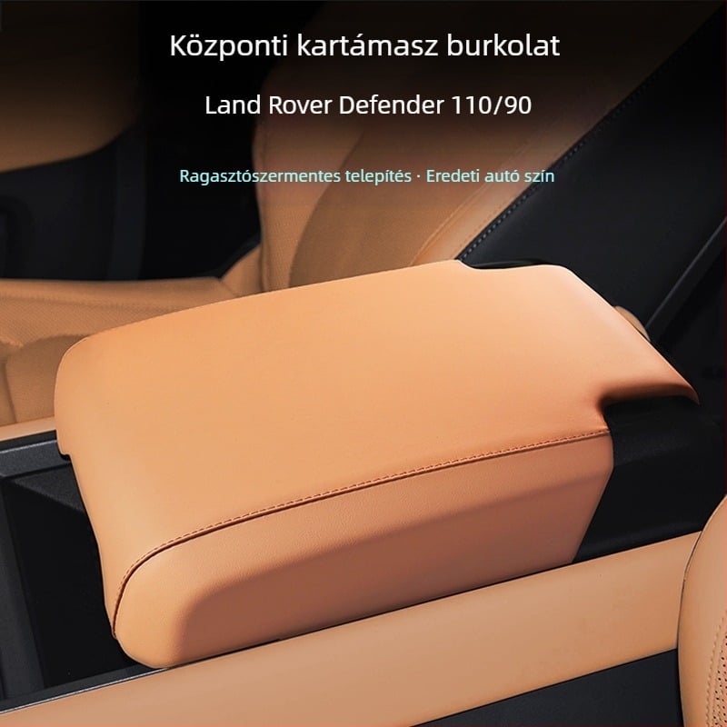 Bőr középső kartámasz fedél Land Rover Defender 110 és Defender 90 – belső kiegészítők