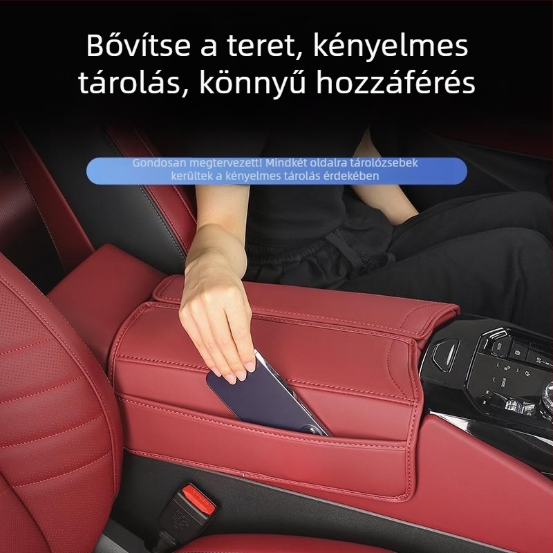 BMW 5-ös sorozat i5 kartámaszfedő, bőr, 2 részes készlet, központi tárolóvédő párna, Guangzhou eredet, testreszabható, 24 stílus