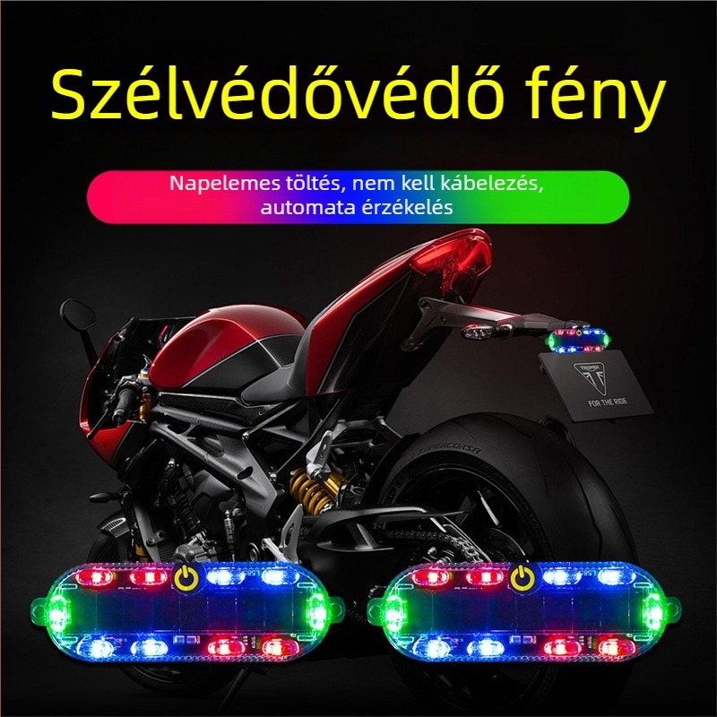 Motorkerékpár hátsó világítás, modell 102, teljesítmény 1,2 W, fényáram 3000 lm, áramerősség 1,5 A