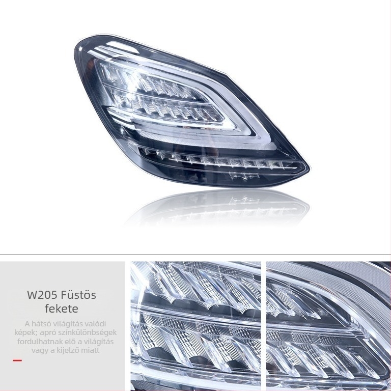 Mercedes-Benz C‑osztály W205 hátsó lámpa, 55W, 12V, 10A, élettartam 100000h