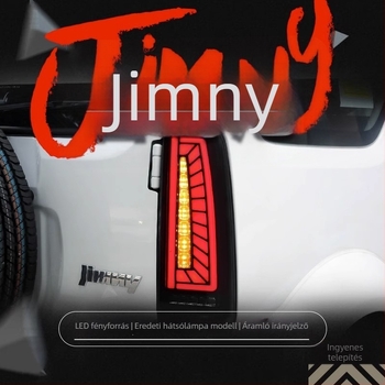 07-17 Suzuki Jimny hátsó lámpa készlet, LED-es világítással, vezetési, fény és soros index, 12V, 10W