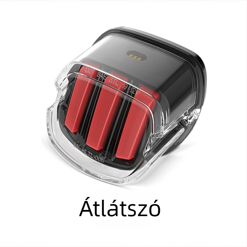 LED hátsó lámpa Harley-motorhoz, jelzőfény sas karma dizájn, modell LY-HLTL-005, 12V, 1080 lm, 6000K