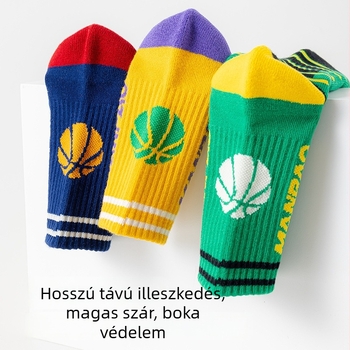 Luo Han Gyerekeknek szánt sportzokni — középmagas kosárlabda zokni fiúknak és tiniknek