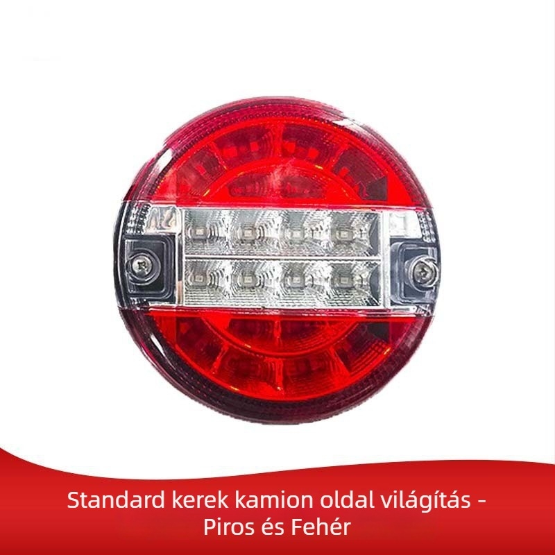 Autó hátsó lámpa, LED burger fény, 12/24V, 5,5W, 300lm, LED, 6000K