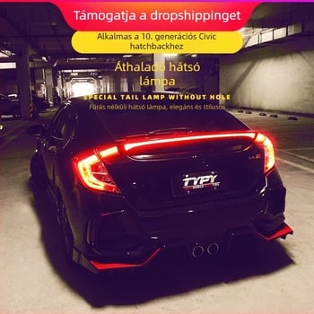 TYPY LED hátsó lámpa Civic Through Tail Light – Civic tizedik generációs hatchback