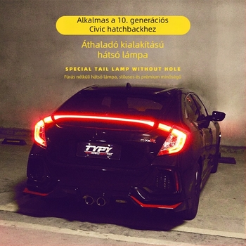 TYPY LED hátsó lámpa Civic Through Tail Light – Civic tizedik generációs hatchback